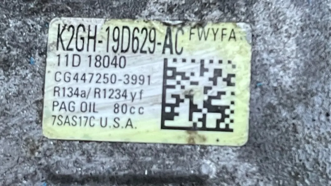 AC Compressor - 2021 Ford Edge