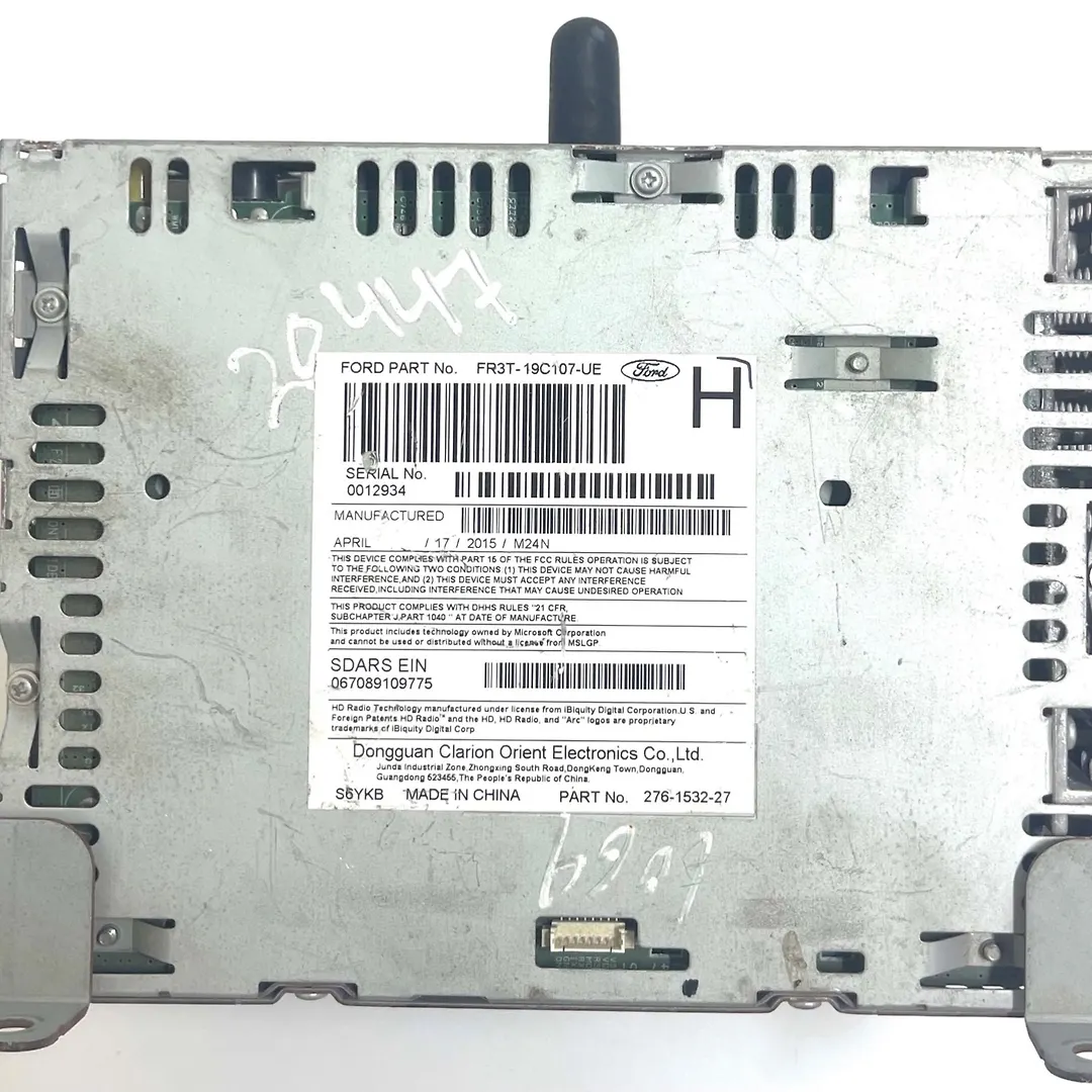 Radio FM CD Player Receiver - 2022 Ford Mustang I4 Coupe