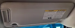 Sun visor - 2013 Infiniti QX56