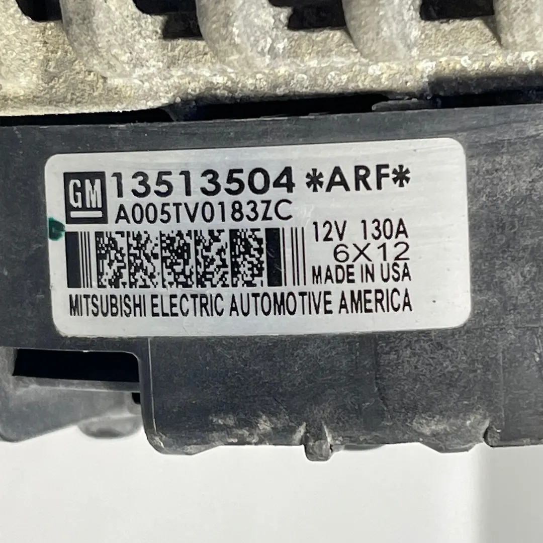 Alternator - 2017 Chevrolet Malibu LT (1LT)
