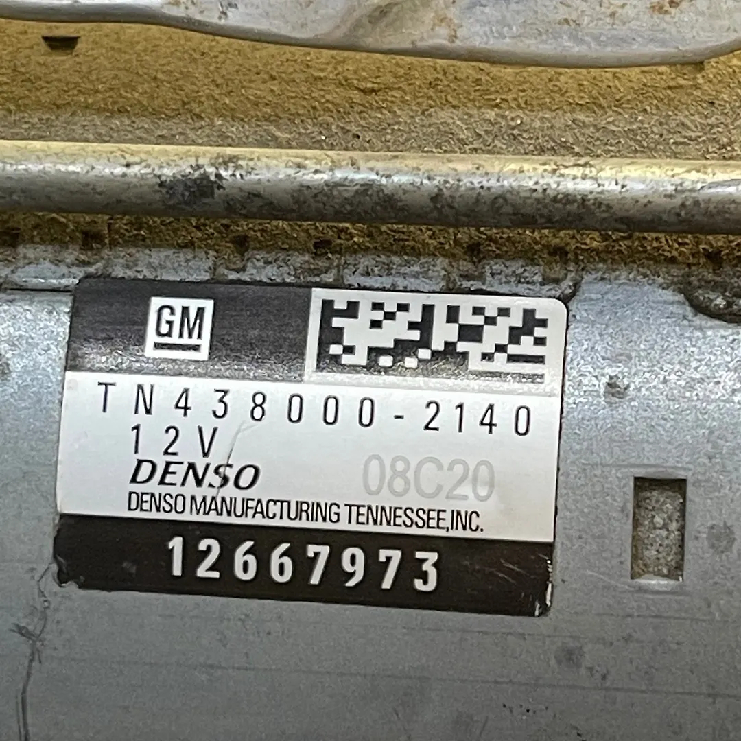 Starter Motor - 2019 Chevrolet Traverse