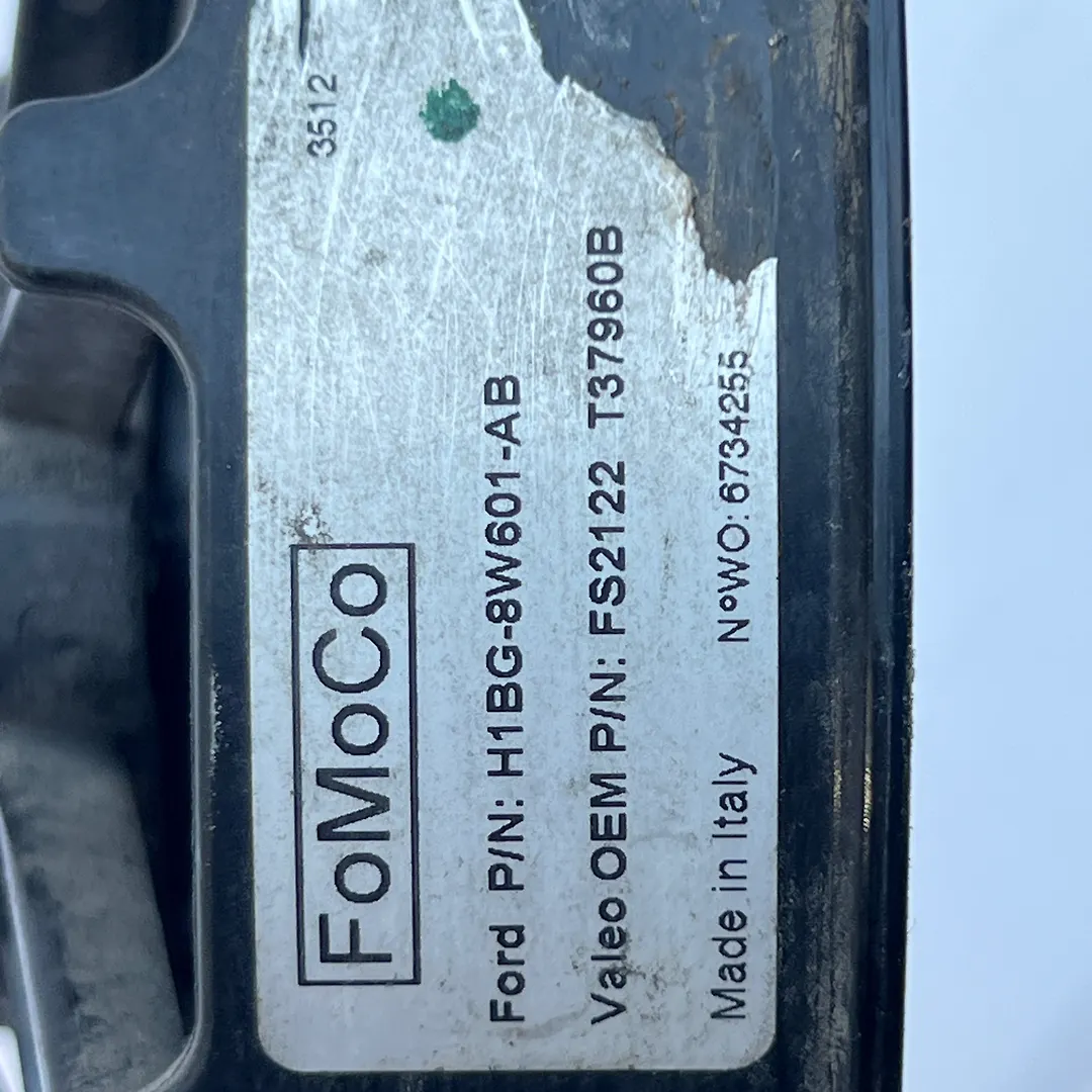 Radiator fan motor - 2018 Ford EcoSport