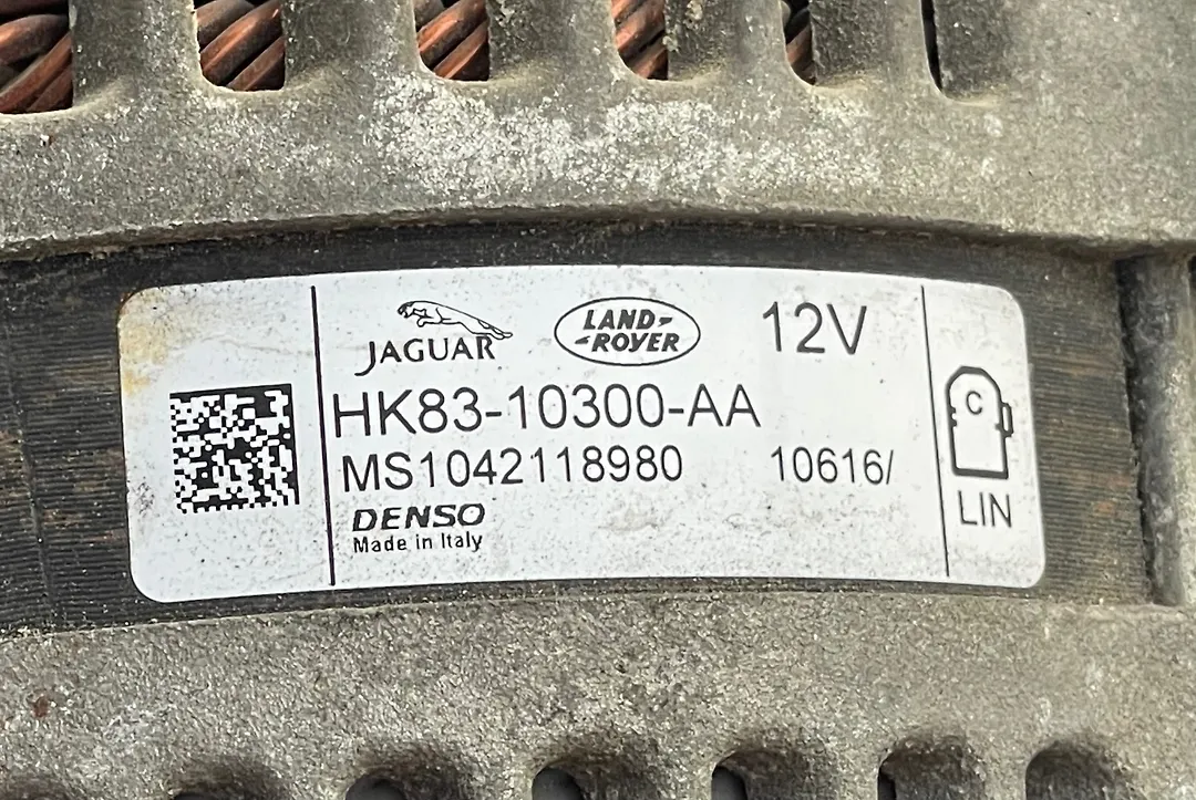 Alternator - 2017 Jaguar F-Pace
