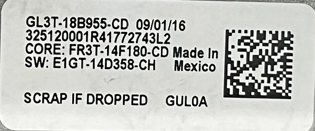 Info Display Screen Radio - 2016 Ford F-150