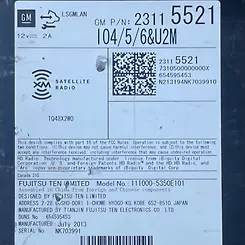Radio FM CD Player Receiver - 2014 Chevrolet Impala