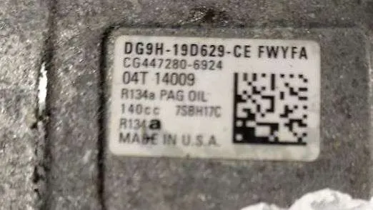 AC Compressor - 2016 Ford Edge