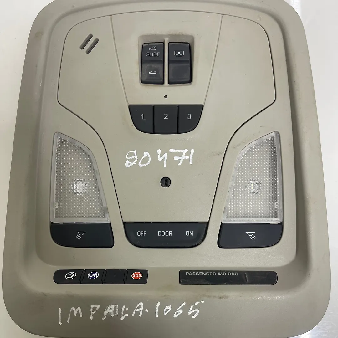 OverHead Console - 2014 Chevrolet Impala LTZ (2LZ)