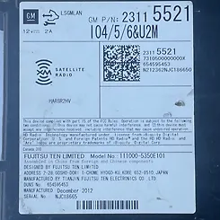 Radio FM CD Player Receiver - 2014 Chevrolet Impala LT