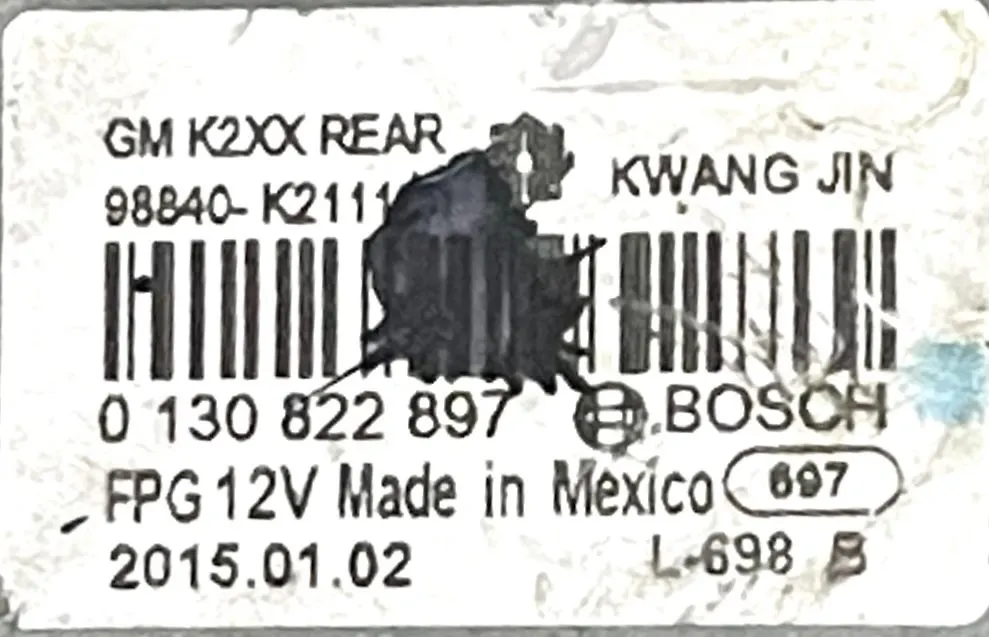 power window motor (RHB) - 2015 Chevrolet Tahoe