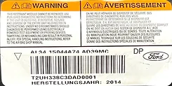 Airbag (Dashboard) - 2014 Ford F-150