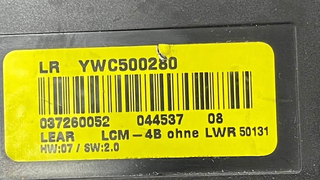 Lighting Control Module - 2005 Land Rover VOGUE