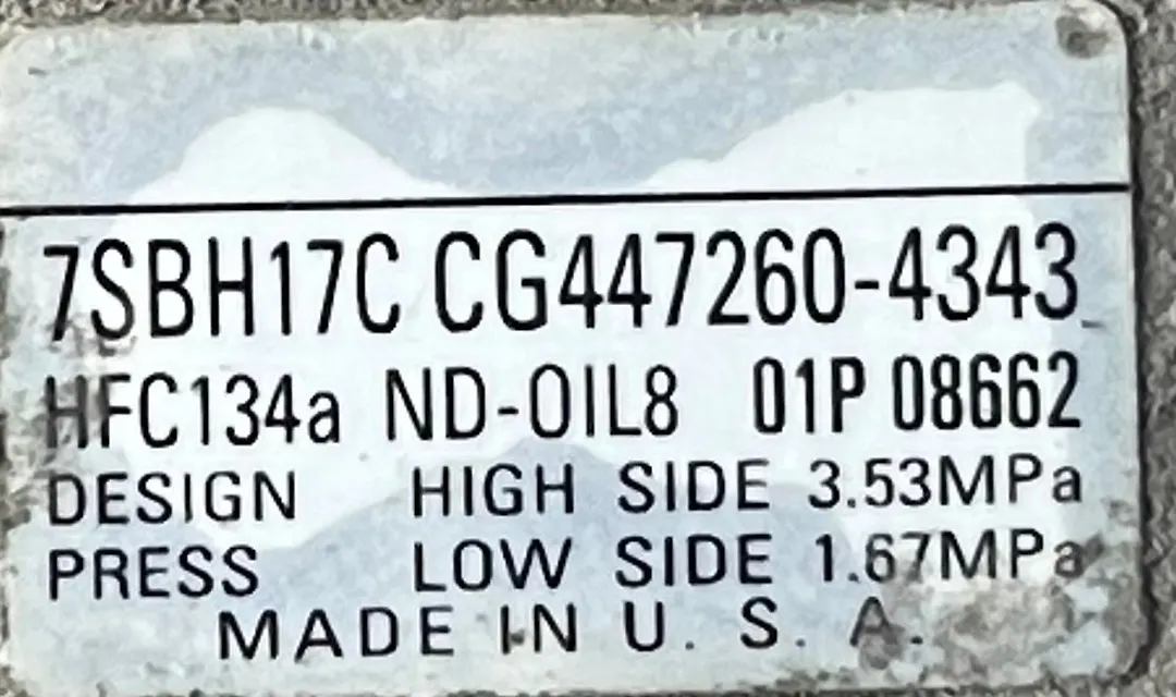 AC Compressor - 2012 Ford Explorer