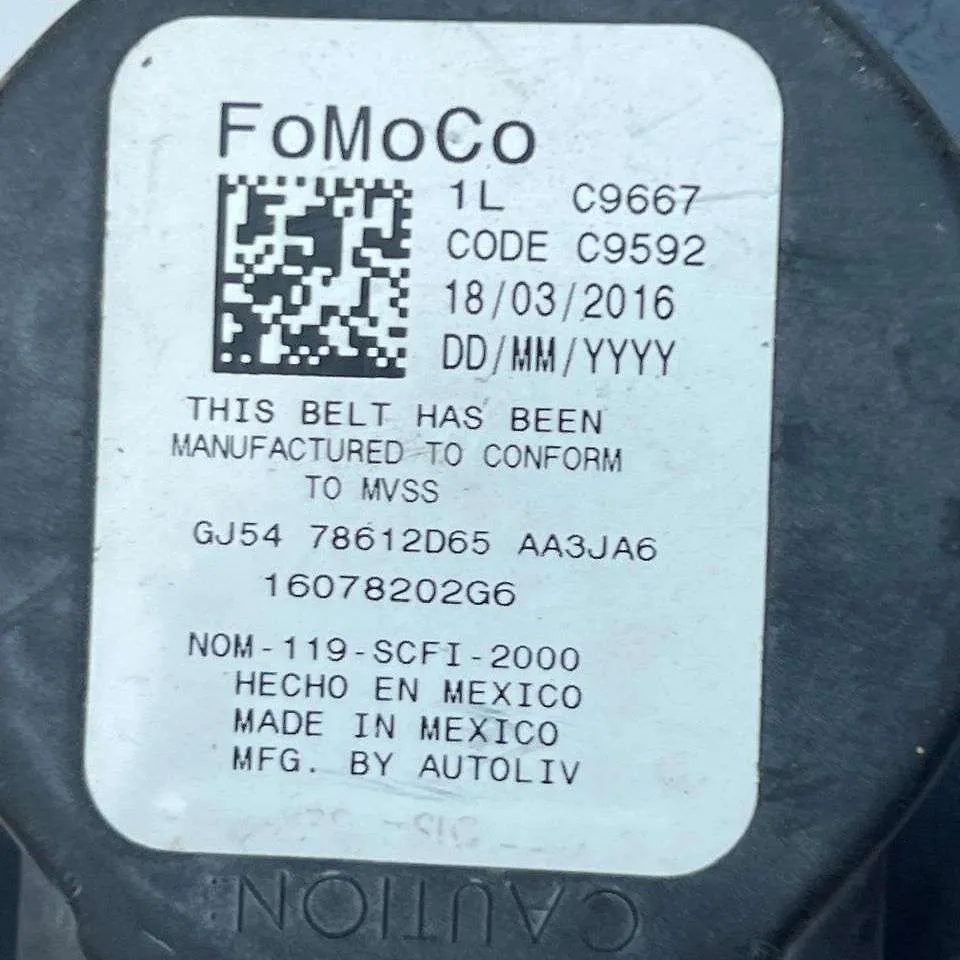 Seat Belt (LHF) - 2017 Ford Escape