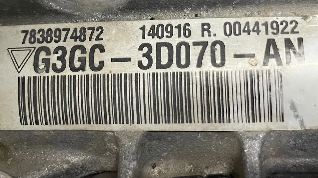 Steering box/rack - 2017 Lincoln Continental