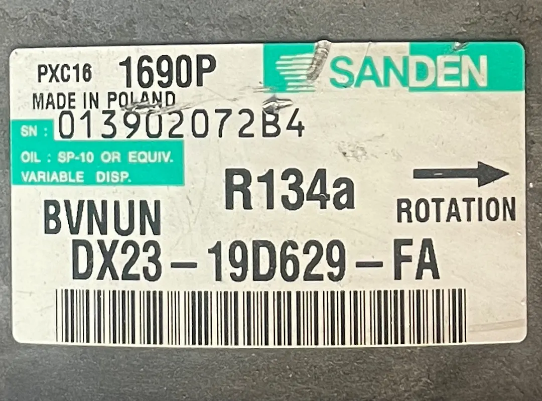 AC Compressor - 2013 Jaguar XJ