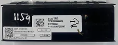 Climate Control module - 2019 Chevrolet Traverse LT