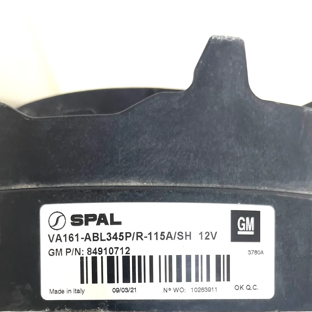 Radiator Fan (L) - 2019 Chevrolet Corvette Stingray Preferred 2LT (Automatic) with Z51
