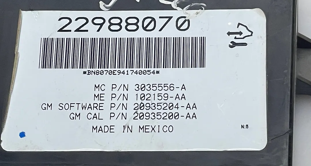 Power liftgate module - 2015 GMC Acadia