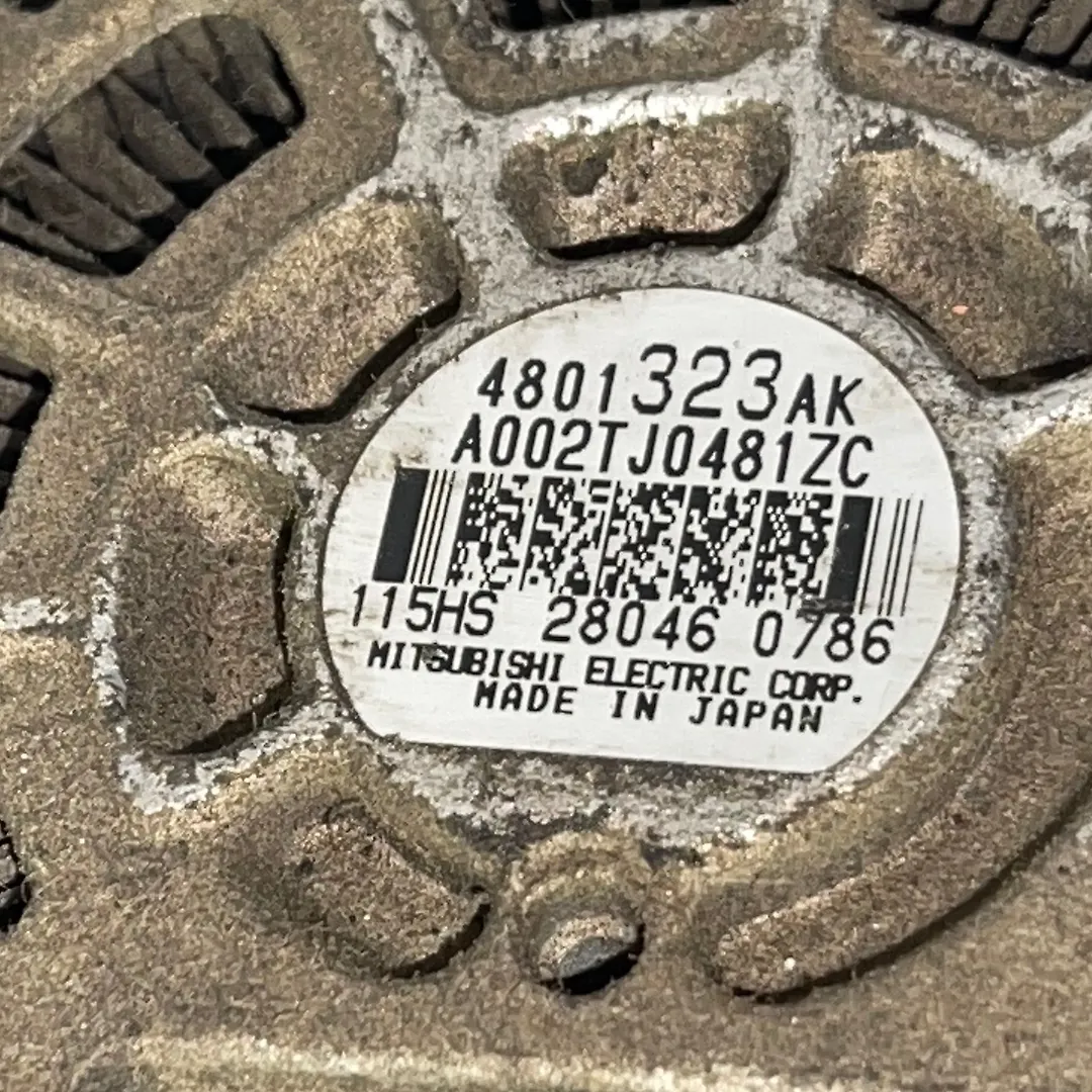 Alternator - 2010 Dodge Caliber Base/SE PM