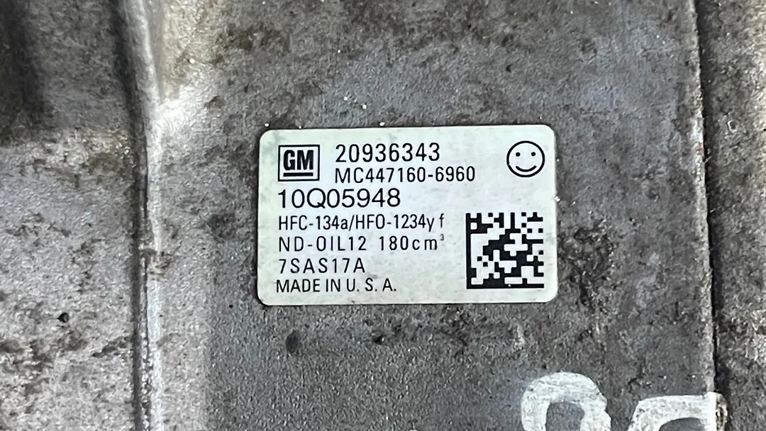 AC Compressor - 2012 Chevrolet SILVERADO