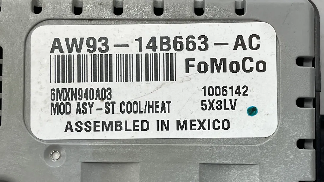 Seat Cool & Heat Control Module - 2011 Jaguar XJ
