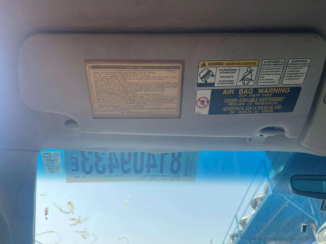 Sun visor - 2010 Toyota Tundra SR5