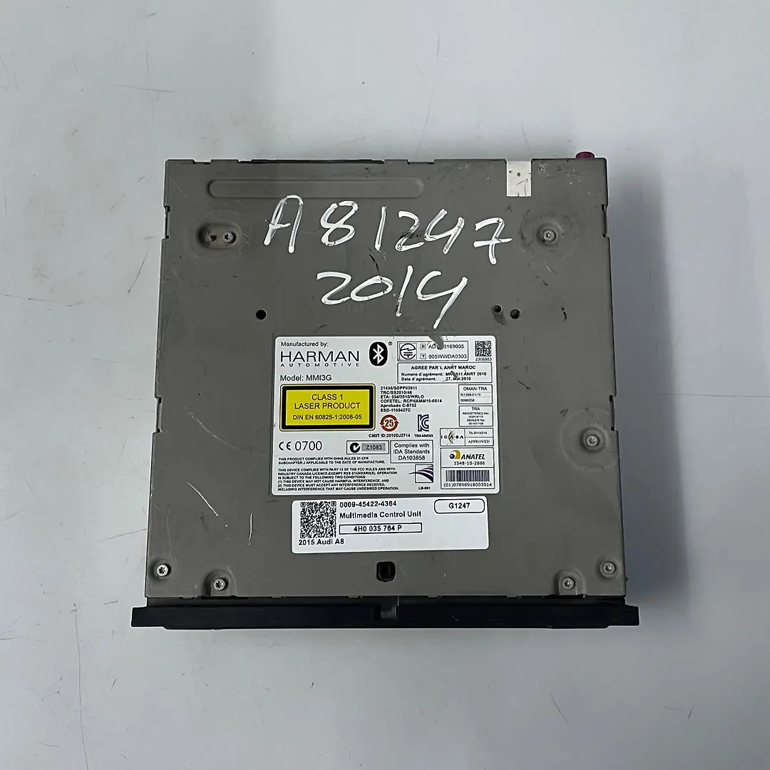 Multimedia Control Unit - 2015 Audi A8