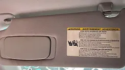 Sun visor - 2010 Toyota Tundra