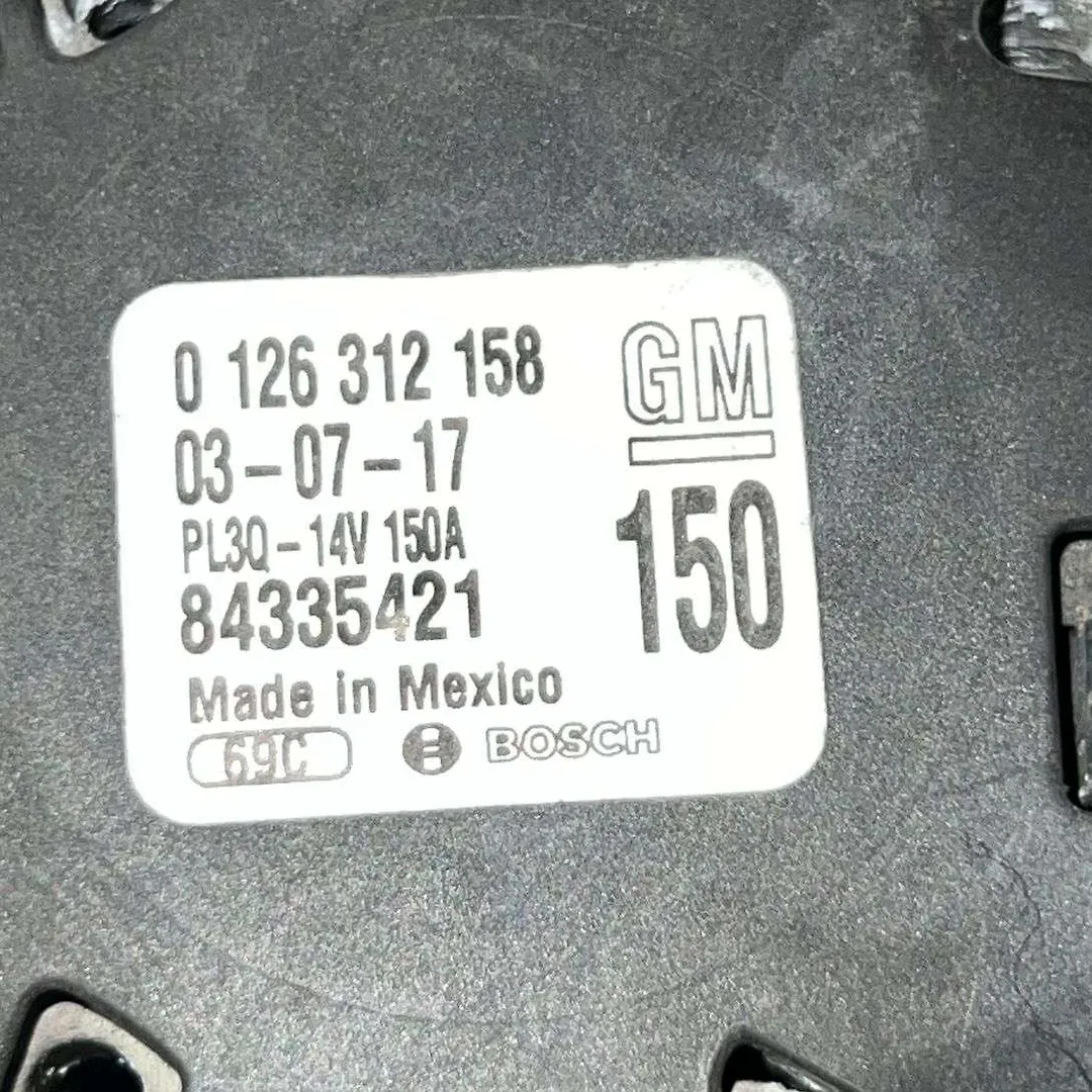 Alternator - 2018 GMC Terrain