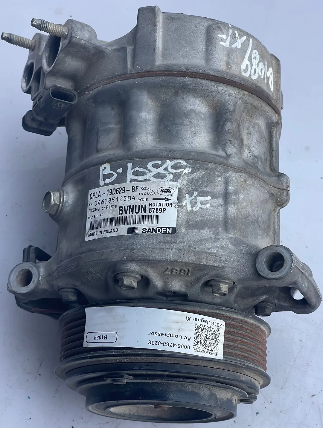 AC Compressor - 2016 Jaguar XF