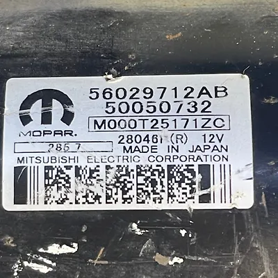 Starter Motor - 2018 Jeep Compass