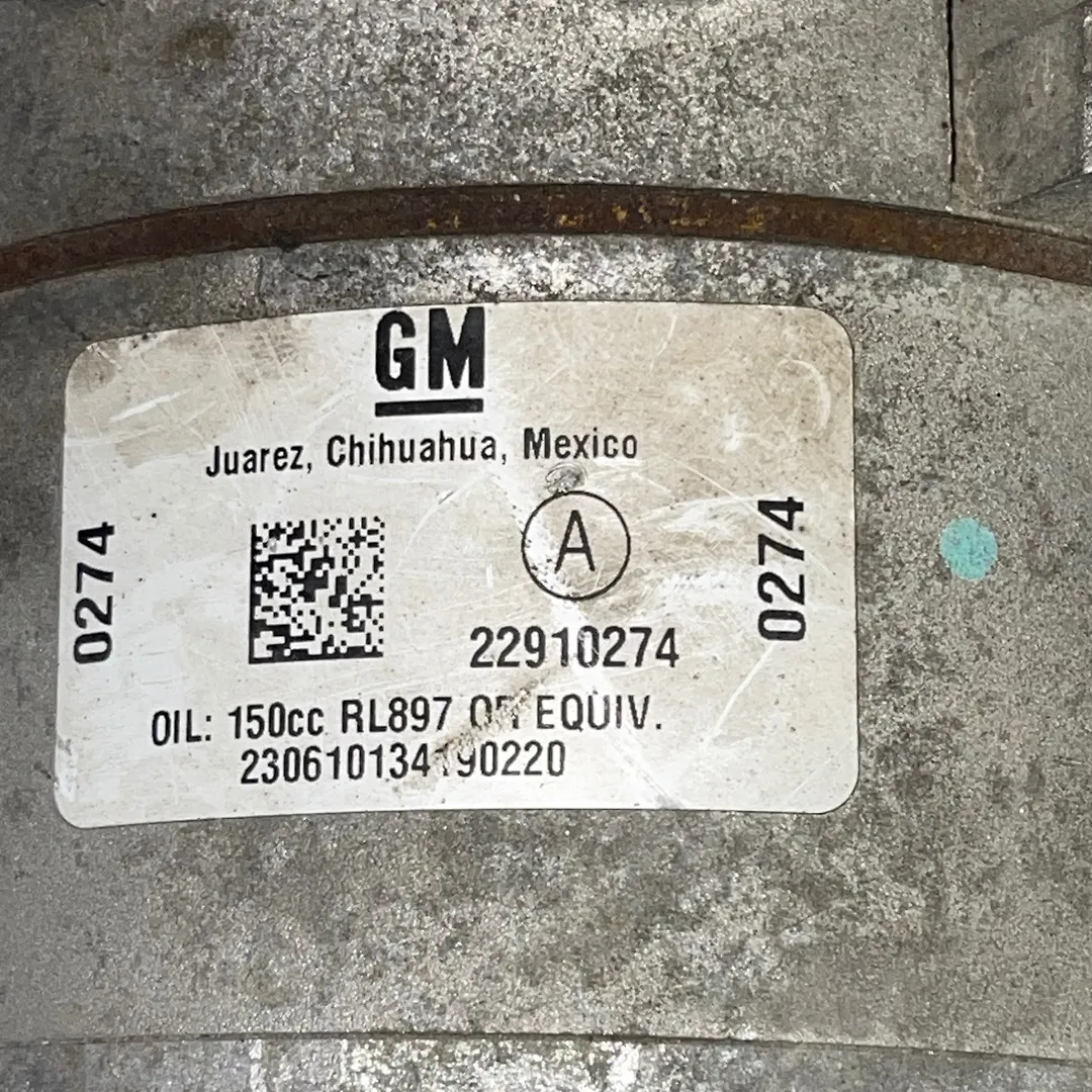 AC Compressor - 2014 Chevrolet Impala