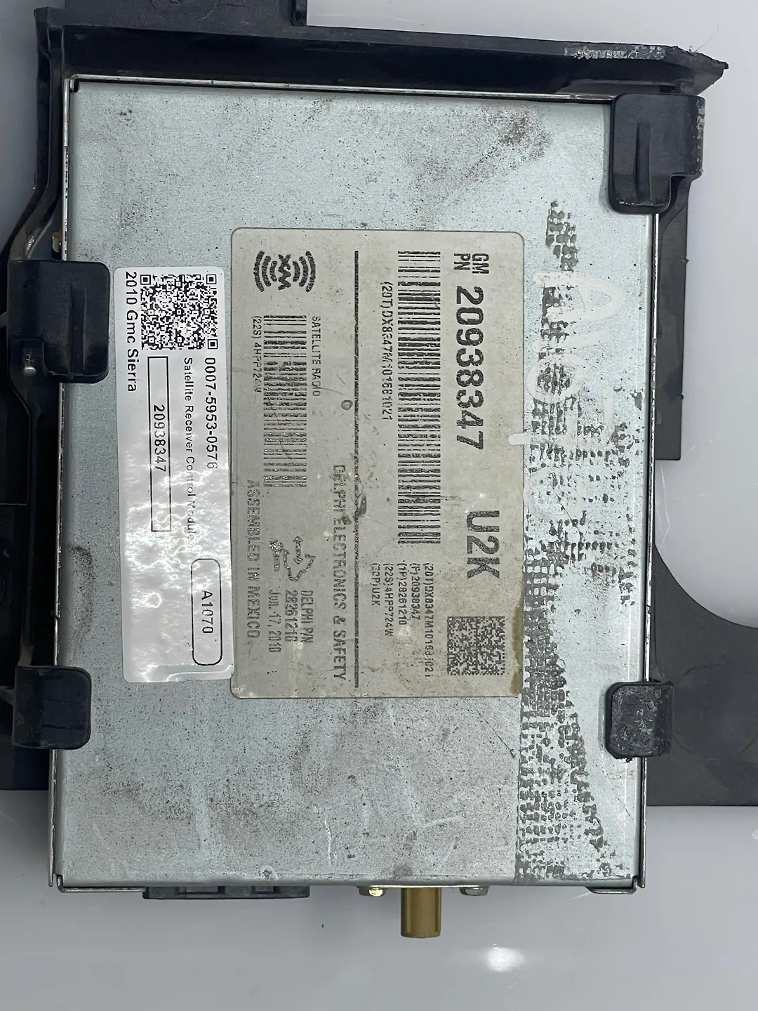 Satellite Receiver Control Module - 2010 GMC Sierra