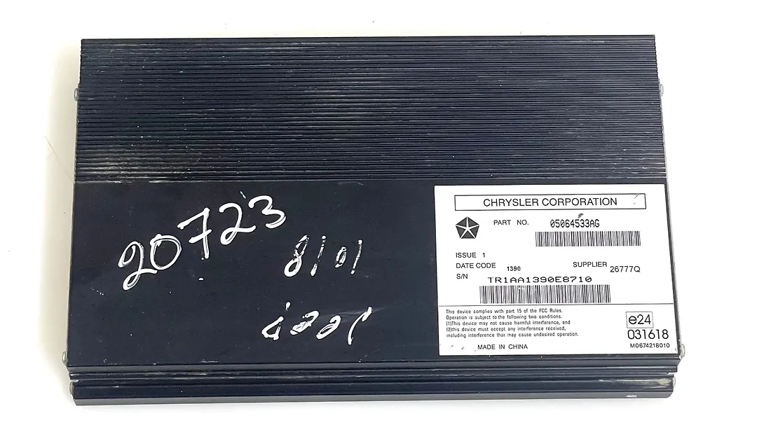 Amplifier Computer Control Module - 2011 Jeep Grand Cherokee LAREDO