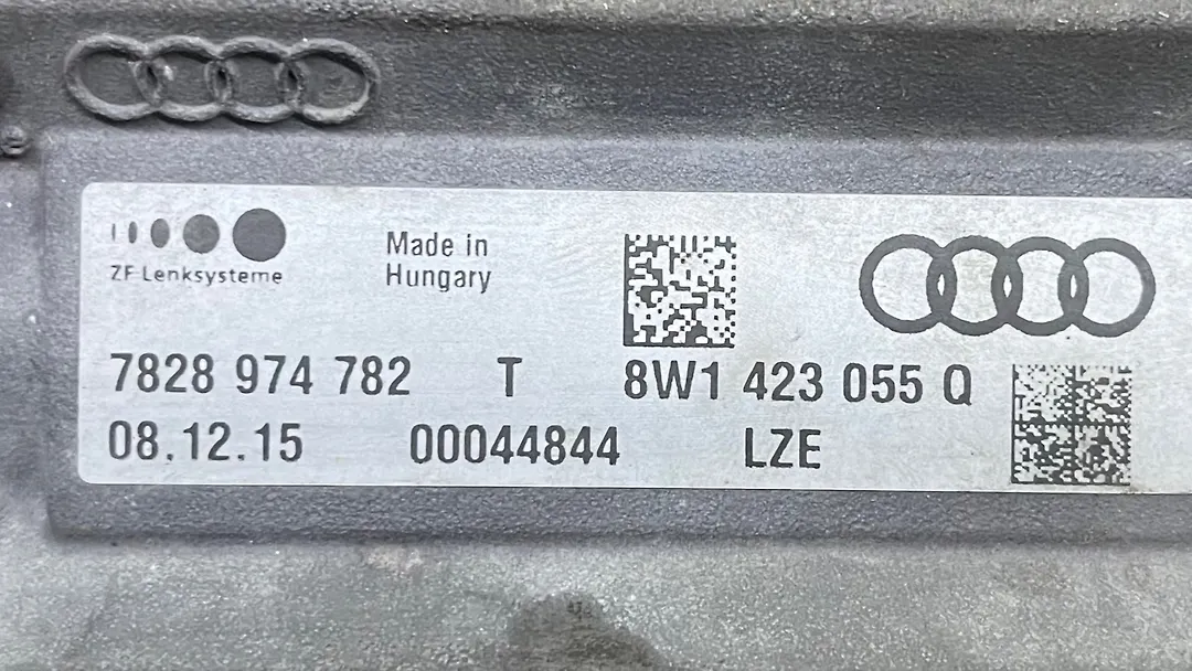 Steering box/rack - 2016 Audi A4