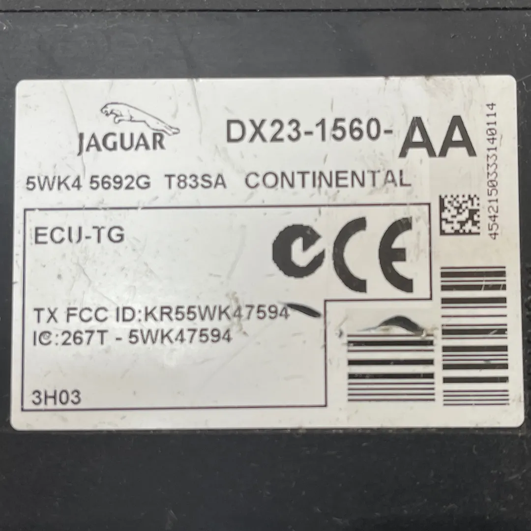 Tire Pressure Monitoring Control Module - 2013 Jaguar XF
