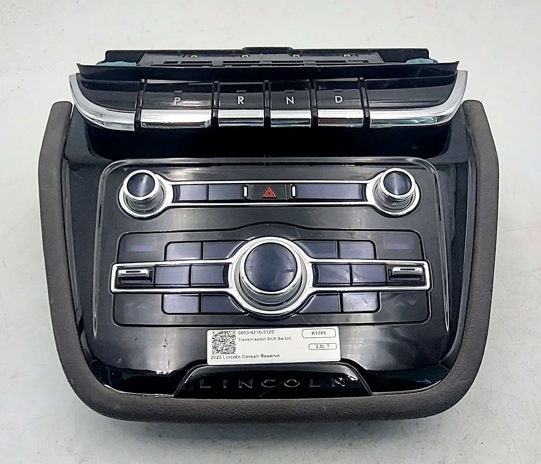 Transmission Shift Switch Climate Control Panel-2020 Lincoln Corsair Reserve