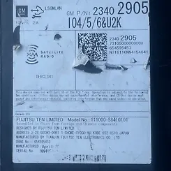 Radio FM CD Player Receiver - 2016 Chevrolet Malibu