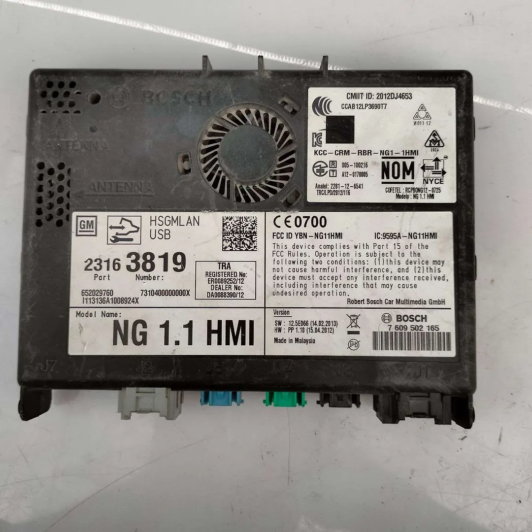 Multimedia Control Unit - 2014 Chevrolet Impala