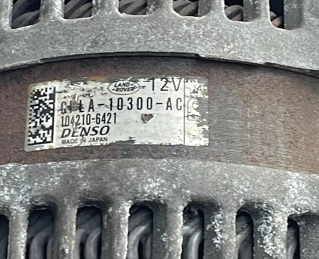 Alternator - 2019 Land Rover DISCOVERY
