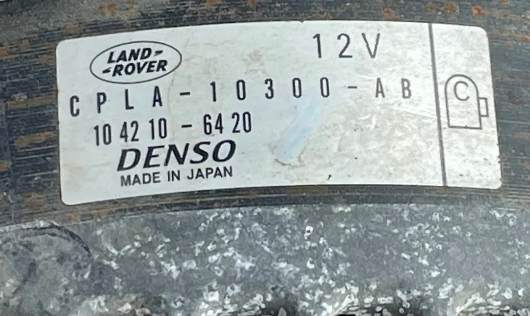 Alternator - 2014 Land Rover RANGE ROVER VOGUE