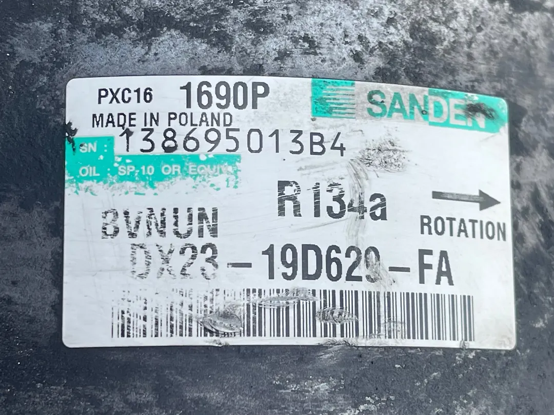 AC Compressor - 2013 Jaguar XF