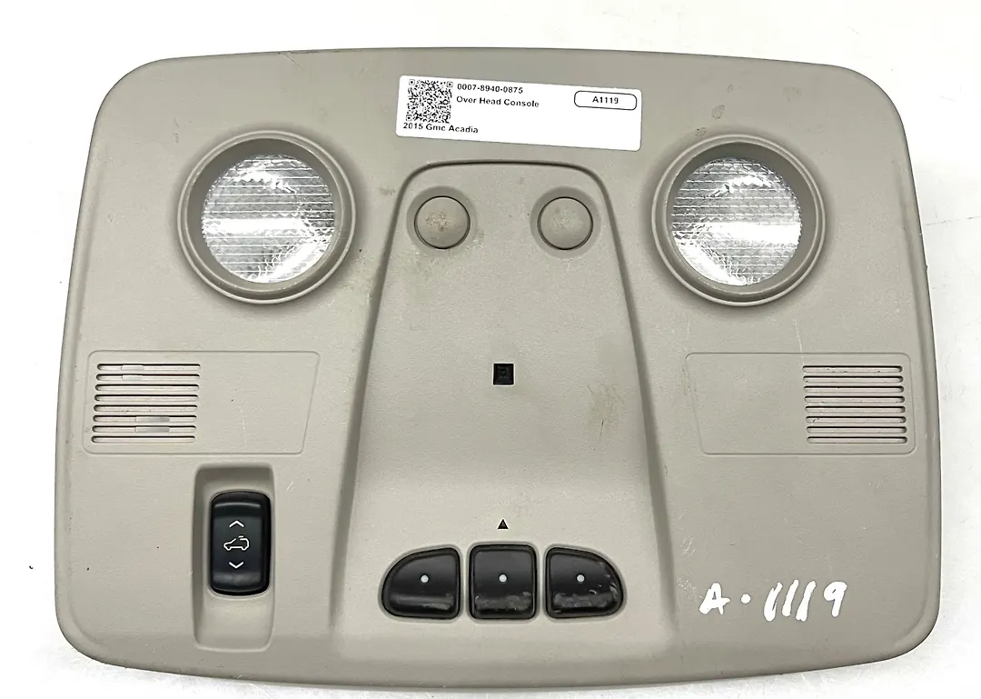 OverHead Console - 2015 GMC Acadia