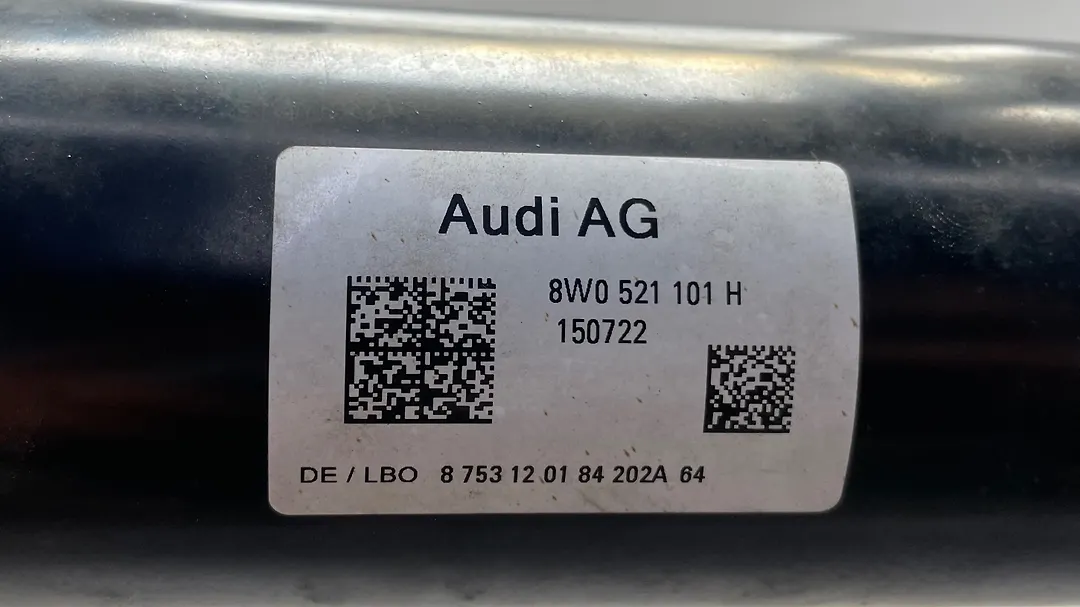 Drive Shaft - 2023 Audi A4 Quattro S Line