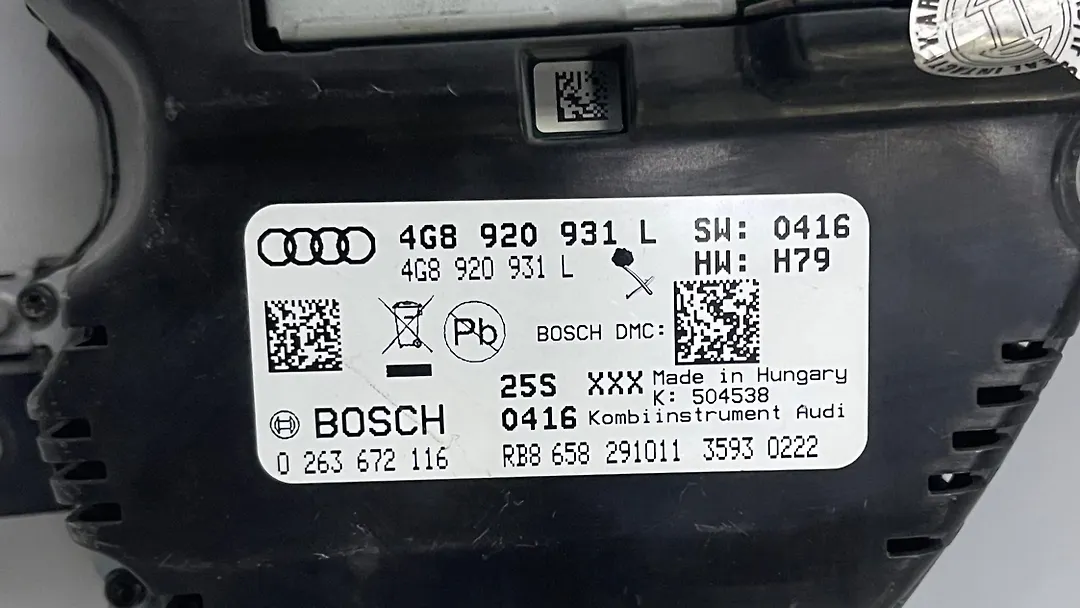 Speedometer - 2012 Audi A6