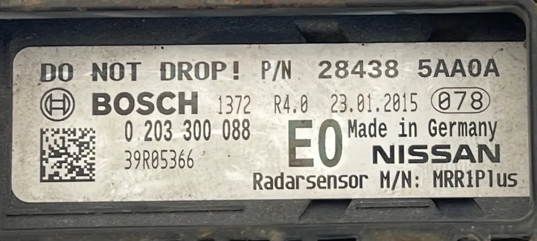 Radar - 2015 Nissan Murano