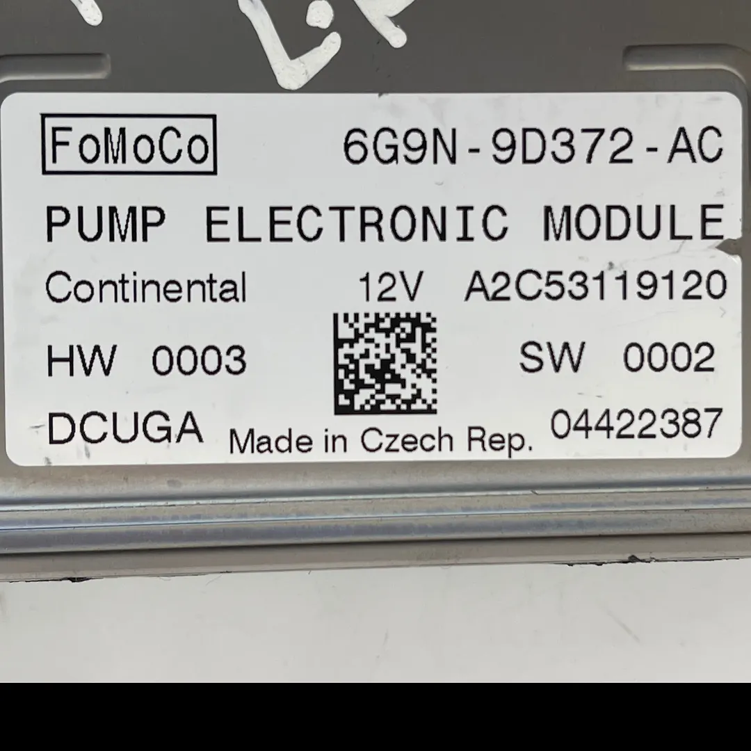 Fuel Pump Control Module  - 2011 Land Rover LR2