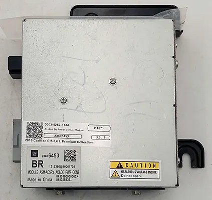  AC and DC Power Control Module - 2016 Cadillac CT6 3.6L Premium Collection