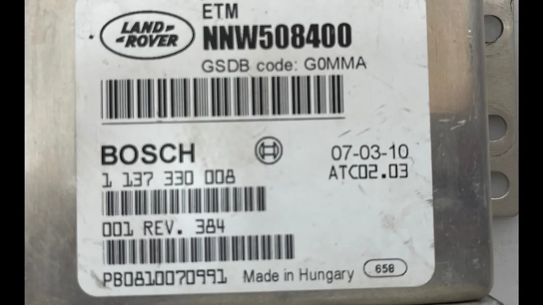 Differential Control Module - 2013 Jaguar XF