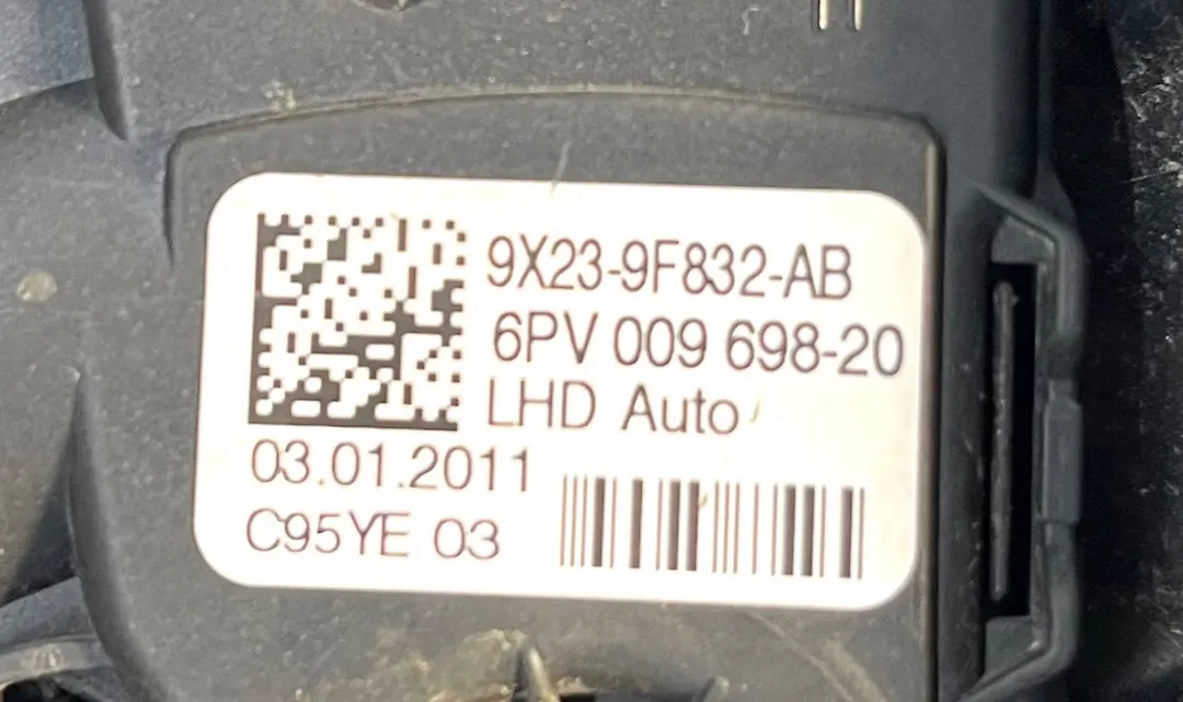 Accelerator pedal - 2011 Jaguar XF